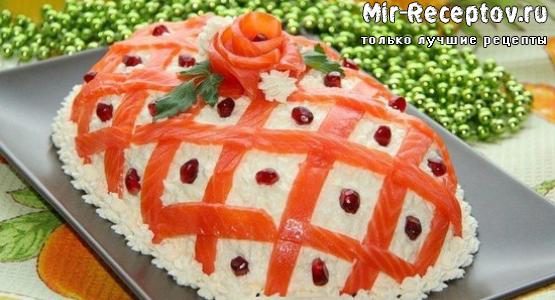 Рецепт праздничного салата
