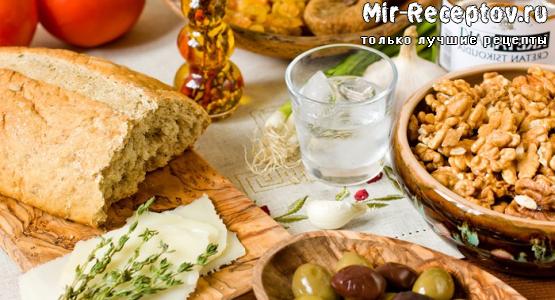 Меню и рацион питания